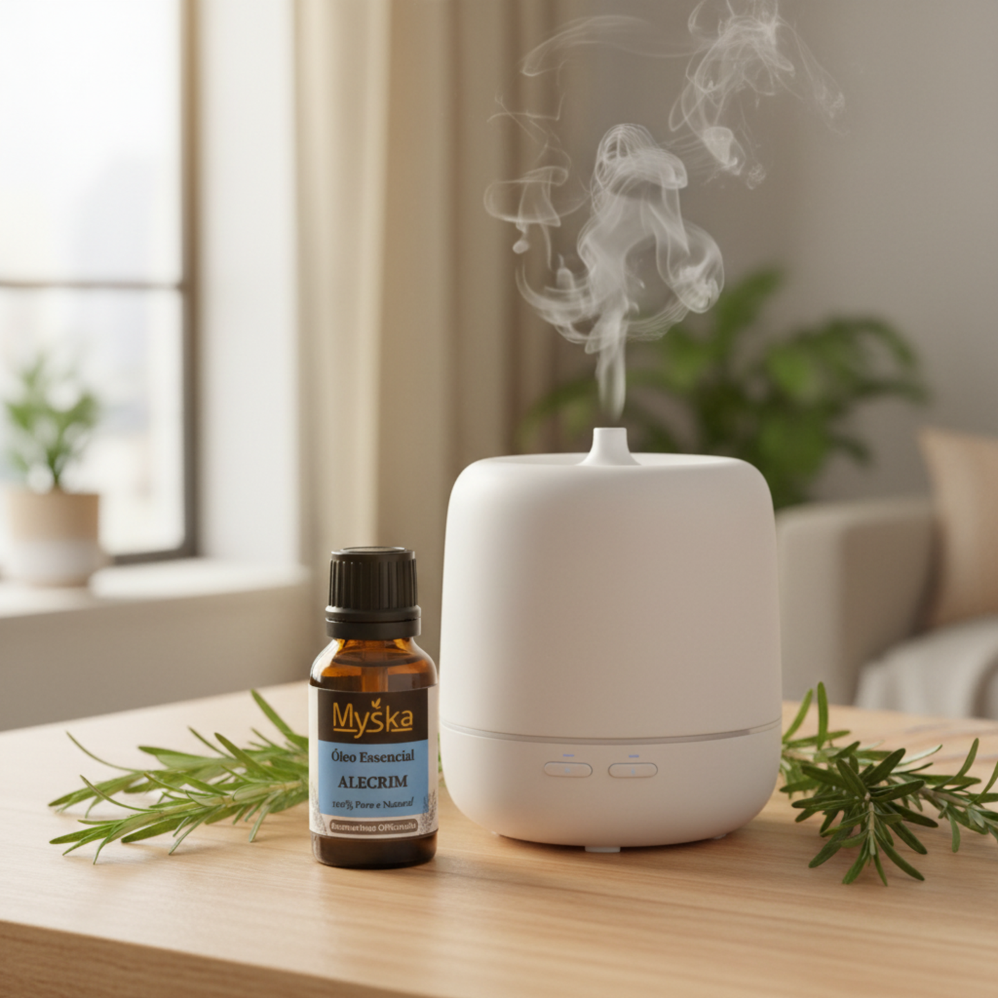 Óleo Essencial de Alecrim Puro | Estimulante e Revigorante Natural – Myska