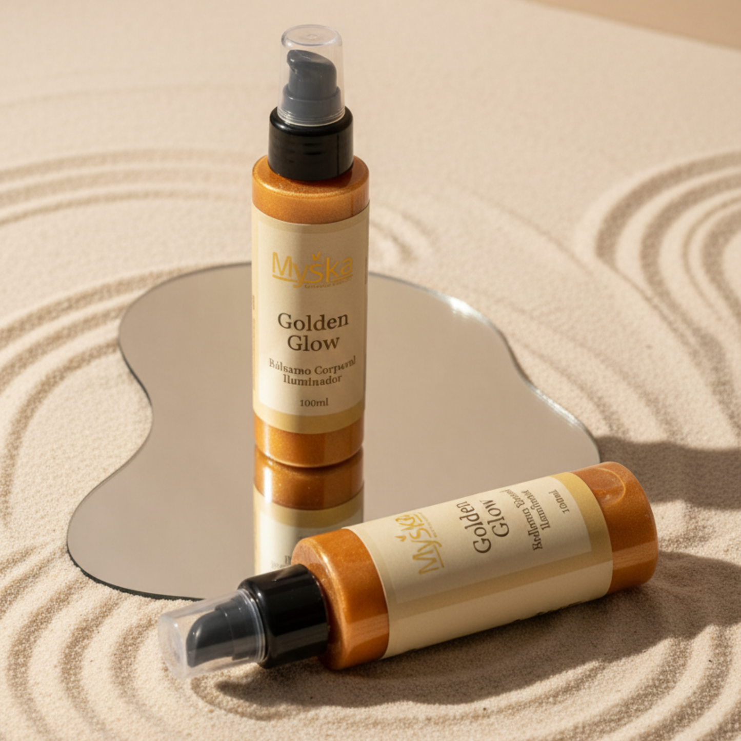 Golden Glow - Bálsamo Corporal Iluminador com Shimmer Dourado 100ml