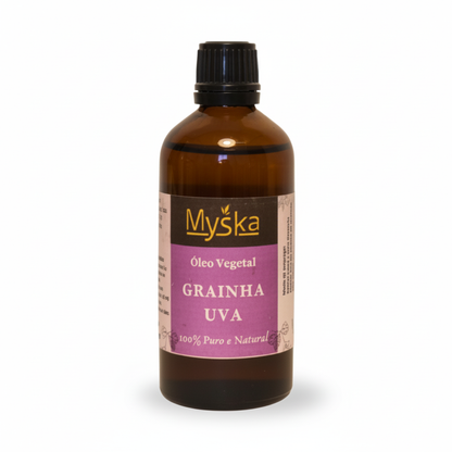 Óleo Vegetal de Grainha de Uva Puro | Hidratação e Regeneração Natural – Myska