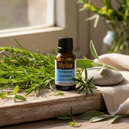 Óleo Essencial de Alecrim Puro | Estimulante e Revigorante Natural – Myska