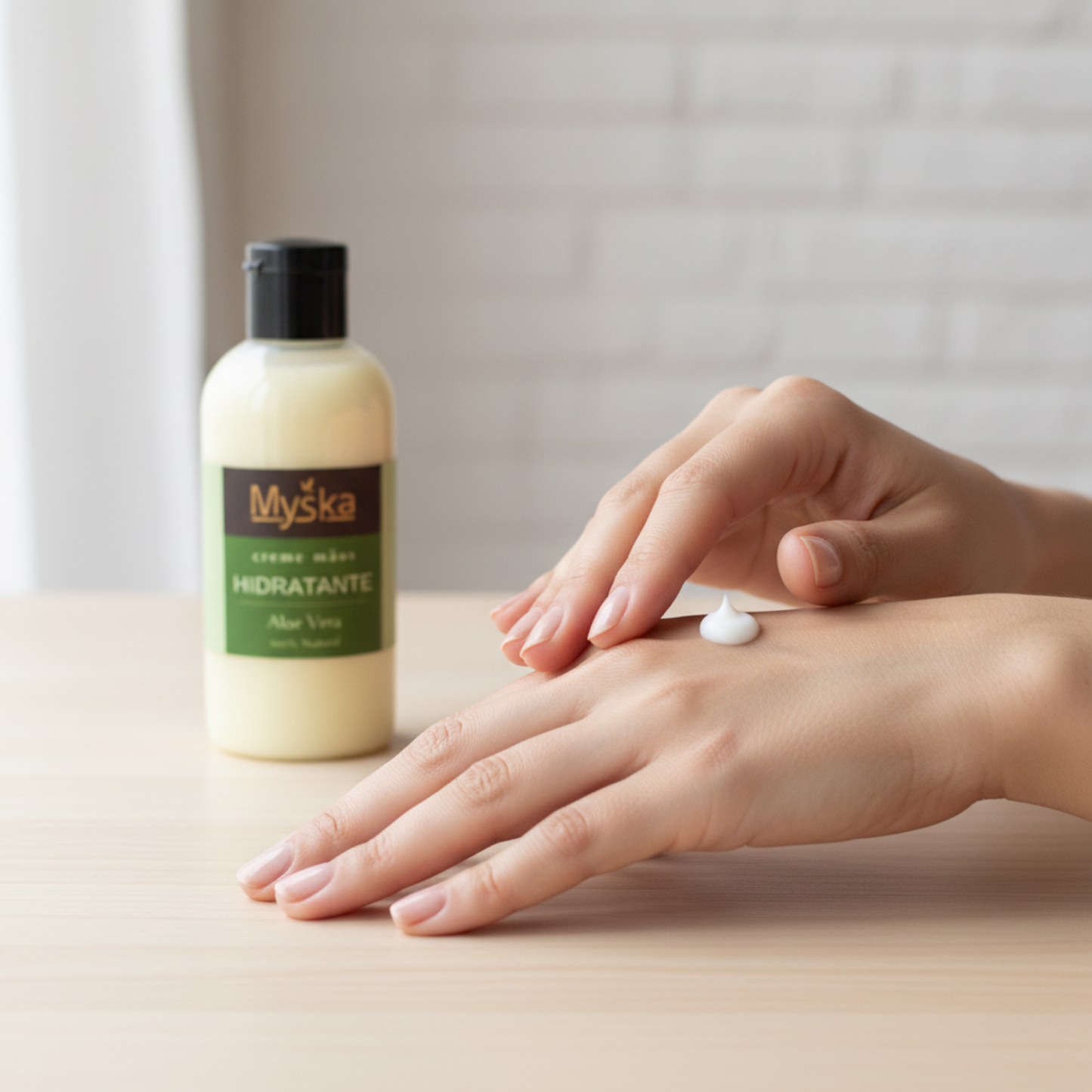 Crema de manos de aloe vera