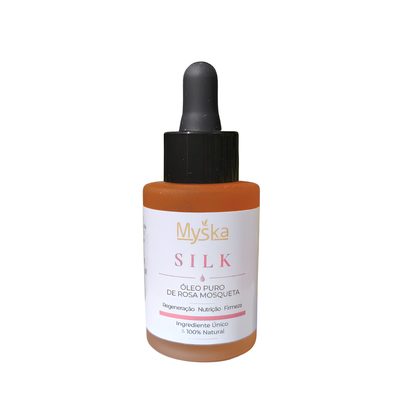 SILK Myska — Óleo Puro de Rosa Mosqueta para Pele Regenerada e Firme