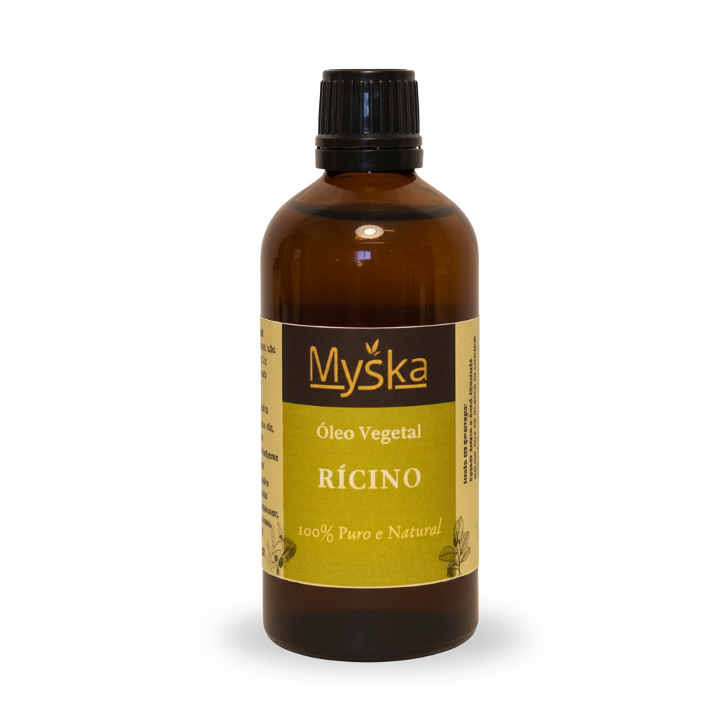 Óleo de Rícino Myśka - Packshot fundo branco