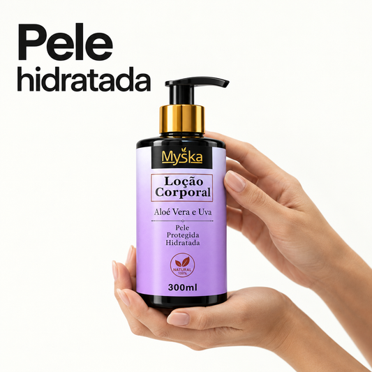 Loção Corporal Natural | Hidratação e Regeneração da Pele – Myska
