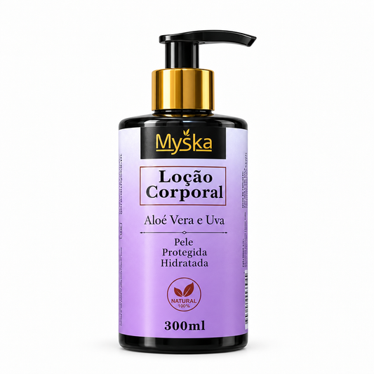 Loção Corporal Natural | Hidratação e Regeneração da Pele – Myska